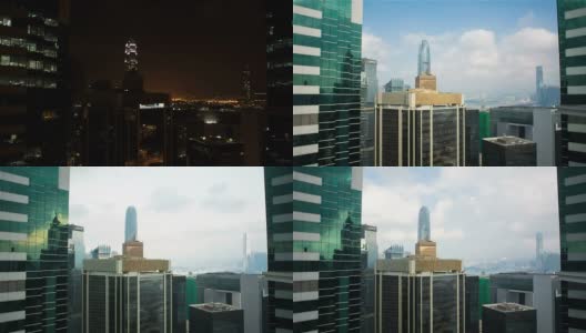 香港的天际线高清在线视频素材下载