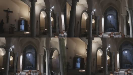 那不勒斯-圣乔凡尼教堂概述高清在线视频素材下载