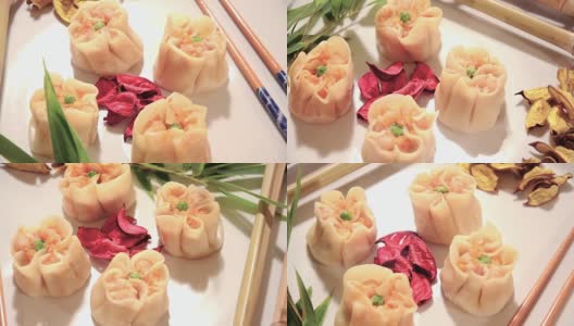 中国食物,饺子高清在线视频素材下载