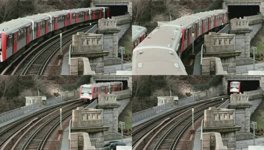 火车通过隧道高清在线视频素材下载