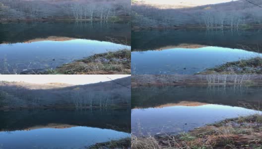 Cavone湖的倒影高清在线视频素材下载
