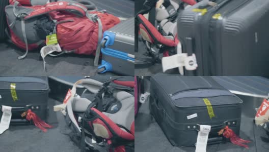 机场:行李输送带高清在线视频素材下载