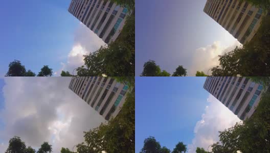 时间流逝Cloudscape在夏季曼谷高清在线视频素材下载