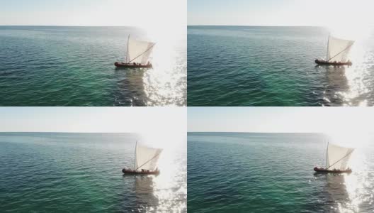 马达加斯加的渔船高清在线视频素材下载