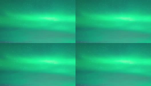 冰岛夜空中的北极光(极光)或北极光高清在线视频素材下载