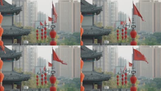古城墙/中国陕西西安高清在线视频素材下载