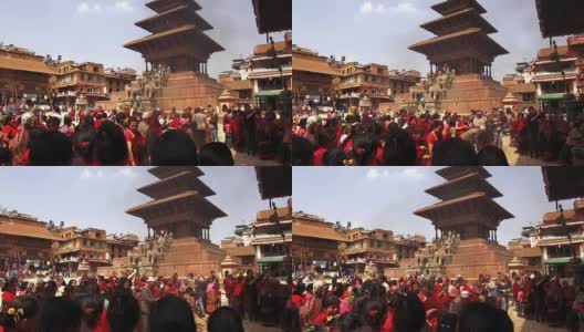 加德满都尼泊尔高清在线视频素材下载
