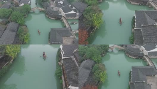 中国水乡的天线高清在线视频素材下载