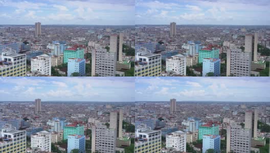 从高处俯瞰哈瓦那高清在线视频素材下载