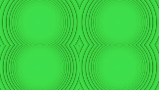 4K绿色摆动环移动圈可循环的平面生动背景高清在线视频素材下载
