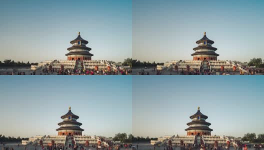 T/L PAN Temple of Heavens(天坛)/北京，中国高清在线视频素材下载