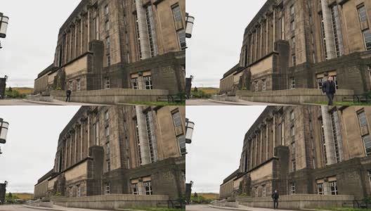 2018年5月23日左右，英国苏格兰爱丁堡的苏格兰政府大楼，圣安德鲁斯之家高清在线视频素材下载