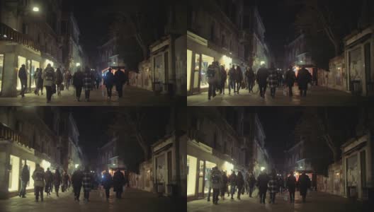 意大利威尼斯的步行街高清在线视频素材下载