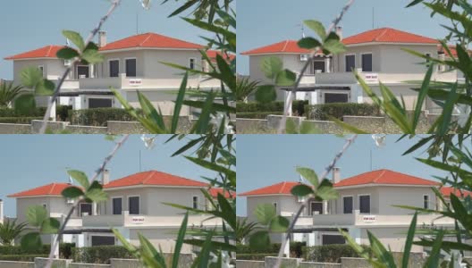 在希腊出售的房子高清在线视频素材下载