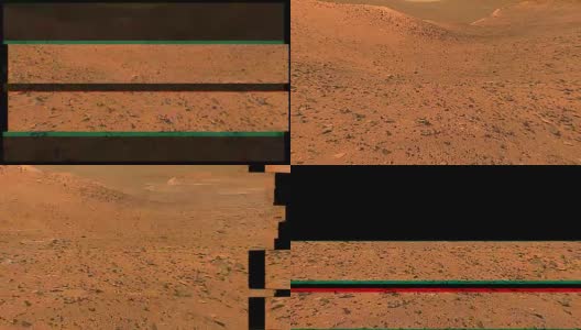 火星表面的漫游者相机高清在线视频素材下载