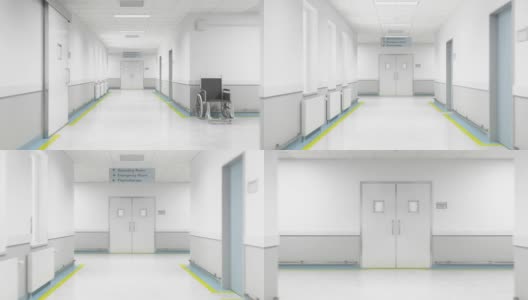 医院楼层-进入手术室高清在线视频素材下载