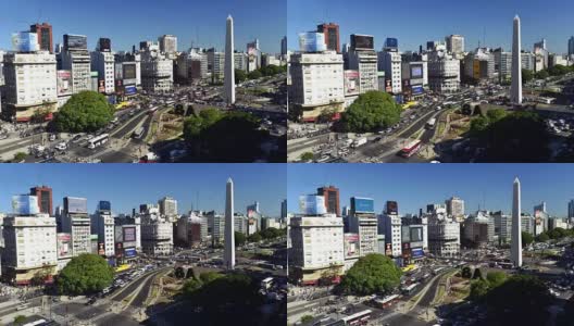 延时摄影：阿根廷布宜诺斯艾利斯高清在线视频素材下载