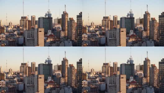 阿根廷布宜诺斯艾利斯的公寓楼高清在线视频素材下载