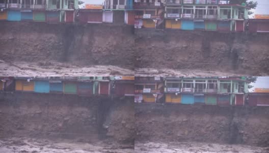 印度的灾难，恒河，喜马拉雅山。高清在线视频素材下载