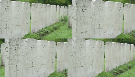 英国二战飞行员纪念碑高清在线视频素材下载