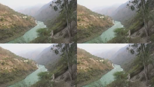 北阿坎德邦的恒河高清在线视频素材下载
