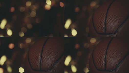镜头篮球黑暗的背景高清在线视频素材下载