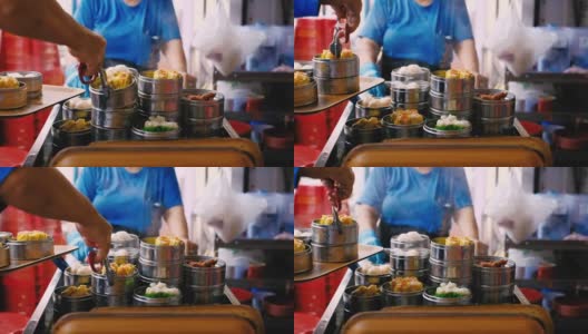 中国蒸饺在槟城，马来西亚高清在线视频素材下载