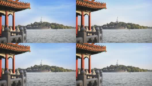 北京美景:北海公园高清在线视频素材下载