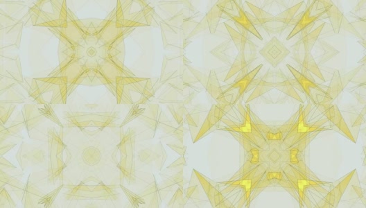 抽象对称黄色多边形形状网云动画背景新质量动态技术运动彩色视频素材高清在线视频素材下载