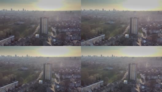 伦敦建立者拍摄的伦敦菲尔兹，东伦敦高清在线视频素材下载