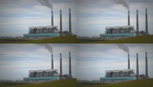 燃煤电厂高清在线视频素材下载