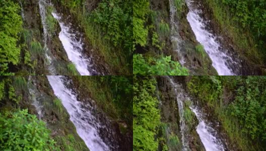 绿色瀑布高清在线视频素材下载