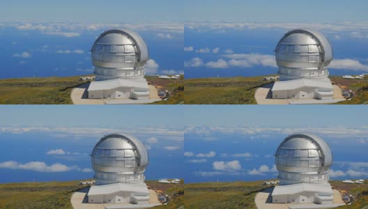 拉帕尔马-北方光学望远镜-时间间隔高清在线视频素材下载