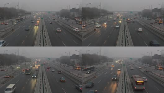 北京阴霾高清在线视频素材下载