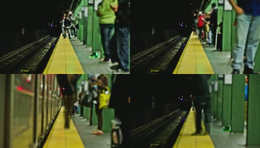 纽约地铁延时高清在线视频素材下载