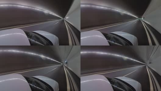 高速行驶的汽车在隧道里高清在线视频素材下载