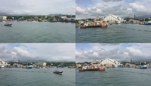 斐济劳托卡港高清在线视频素材下载