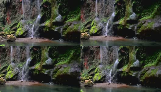 峡谷和瀑布高清在线视频素材下载
