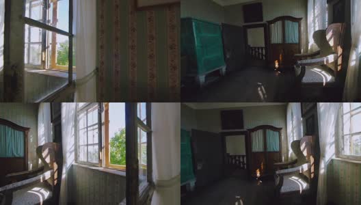 复古风格的客厅高清在线视频素材下载