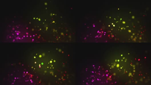 黄色和粉色闪闪发光高清在线视频素材下载