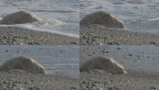 慢镜头，日本石川野户半岛海岸高清在线视频素材下载