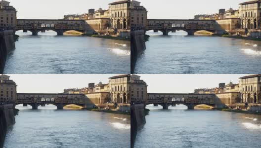 佛罗伦萨的韦基奥桥高清在线视频素材下载