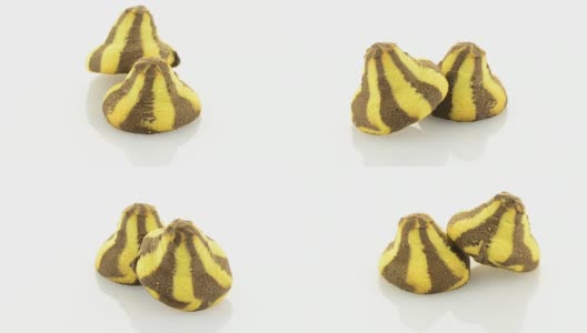 亲手做的巧克力曲奇饼高清在线视频素材下载