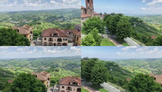 意大利北部皮埃蒙特地区的Diano d'Alba高清在线视频素材下载