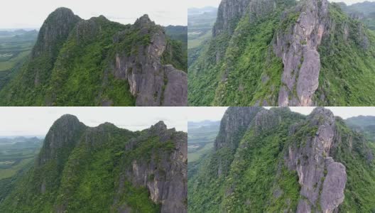 鸟瞰山。高清在线视频素材下载