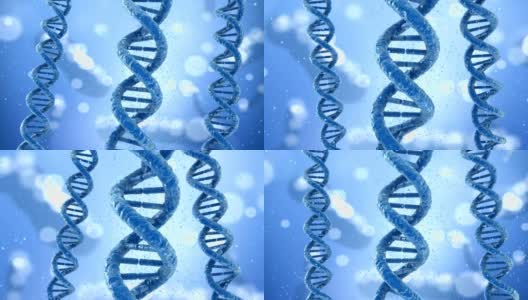 DNA分子概念，医学精确3D动画高清在线视频素材下载