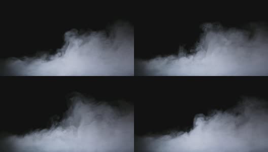 真实的干冰烟雾云雾覆盖高清在线视频素材下载