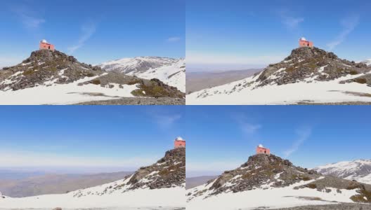 内华达山脉格拉纳达西班牙全景景观高清在线视频素材下载