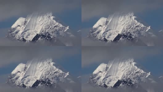 雪山山顶，费尔韦瑟山云海之间。高清在线视频素材下载