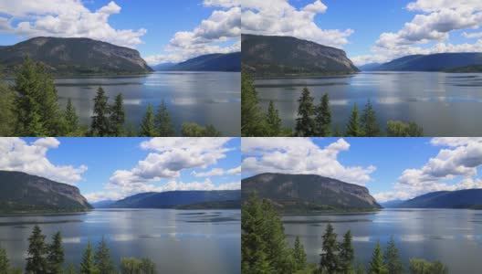 加拿大不列颠哥伦比亚省舒斯瓦普湖高清在线视频素材下载